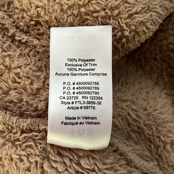 TNA Teddy Bear Full Zip Hoodie - Picture 5 of 5